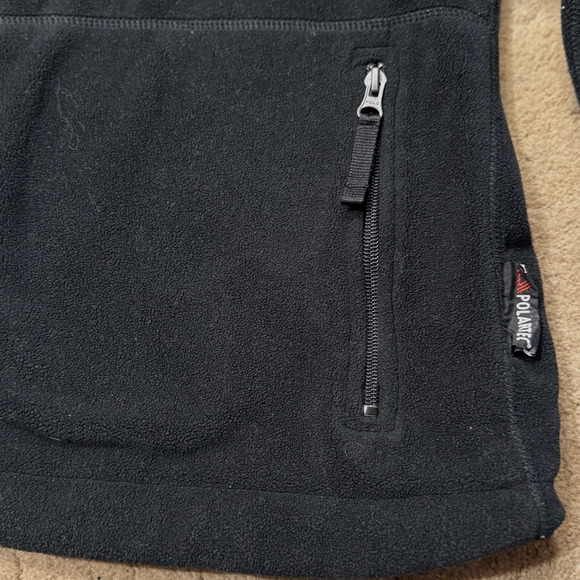 Polo Sport Ralph Lauren Mens L Fleece Jacket Black Full Zip Polartec Outdoors - Picture 5 of 9
